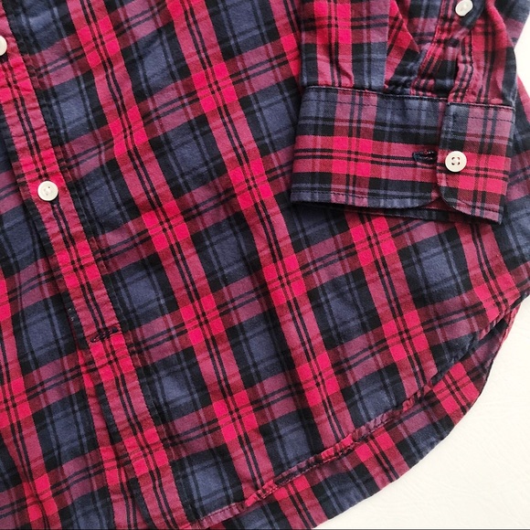 Old Navy Plaid Button Down Top - Picture 4 of 4